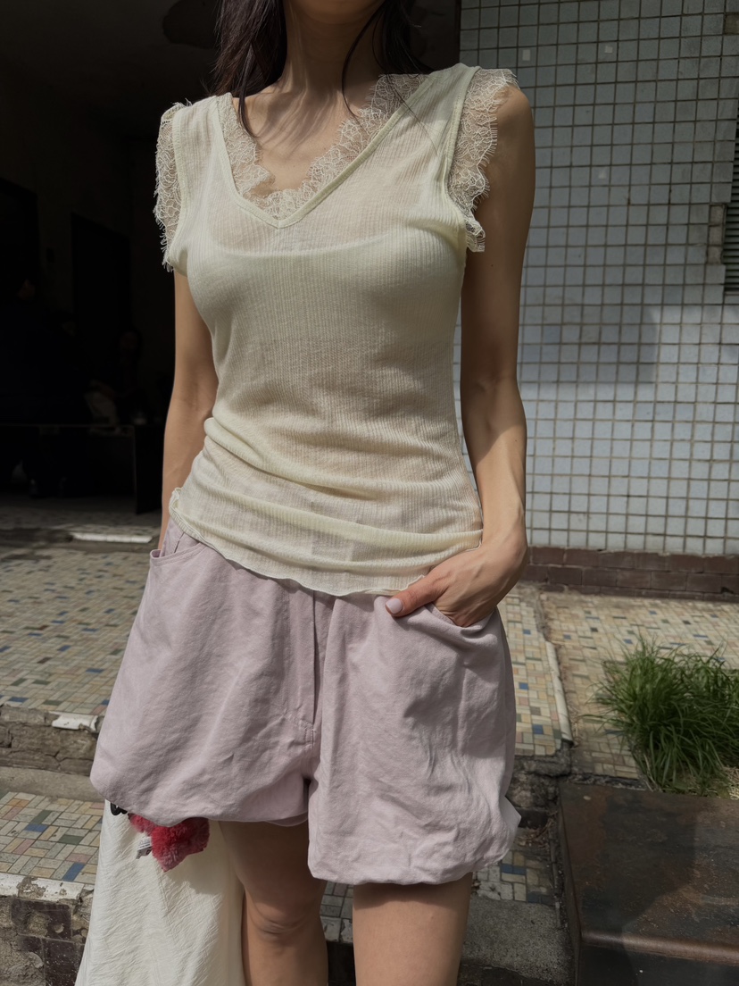 FRANC—L韓國東大門直郵女裝新款推薦職業人氣休閑吊帶背心FRANC吊帶/背心