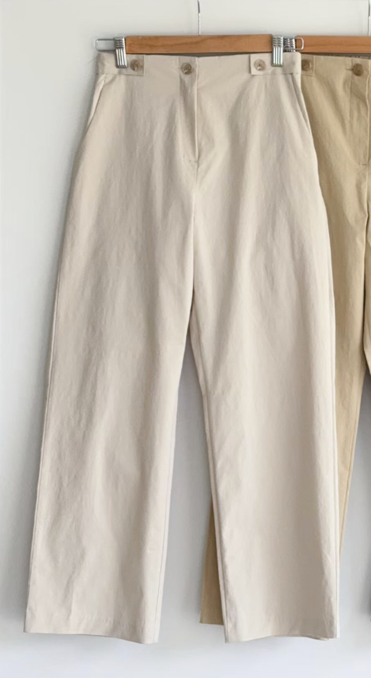 OTTO東大門實拍女士新品熱賣休閑真品推薦人氣休閑褲紐扣OTTO休閑褲圖色1