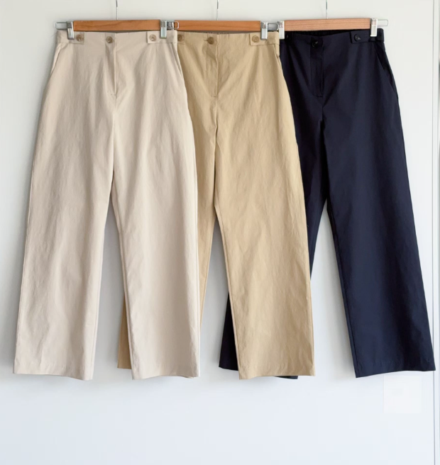 OTTO東大門實拍女士新品熱賣休閑真品推薦人氣休閑褲紐扣OTTO休閑褲圖色2左二色