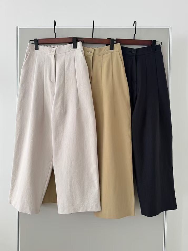 OTTO韓國直郵女裝新款時尚熱賣26春夏休閑職業推薦休閑褲OTTO休閑褲圖色3左三色