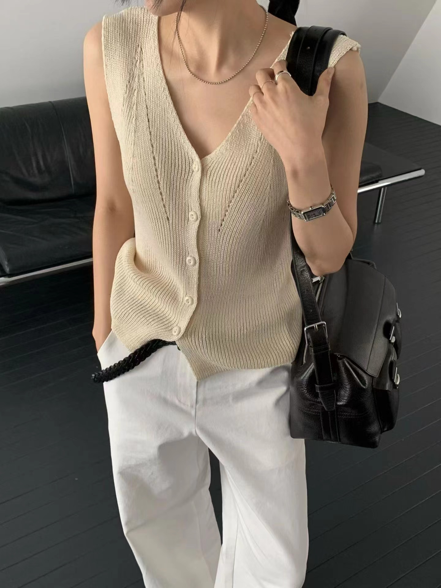 HANDER韓國代購女裝新品人氣熱賣推薦26春夏馬甲不含內搭HANDER馬甲