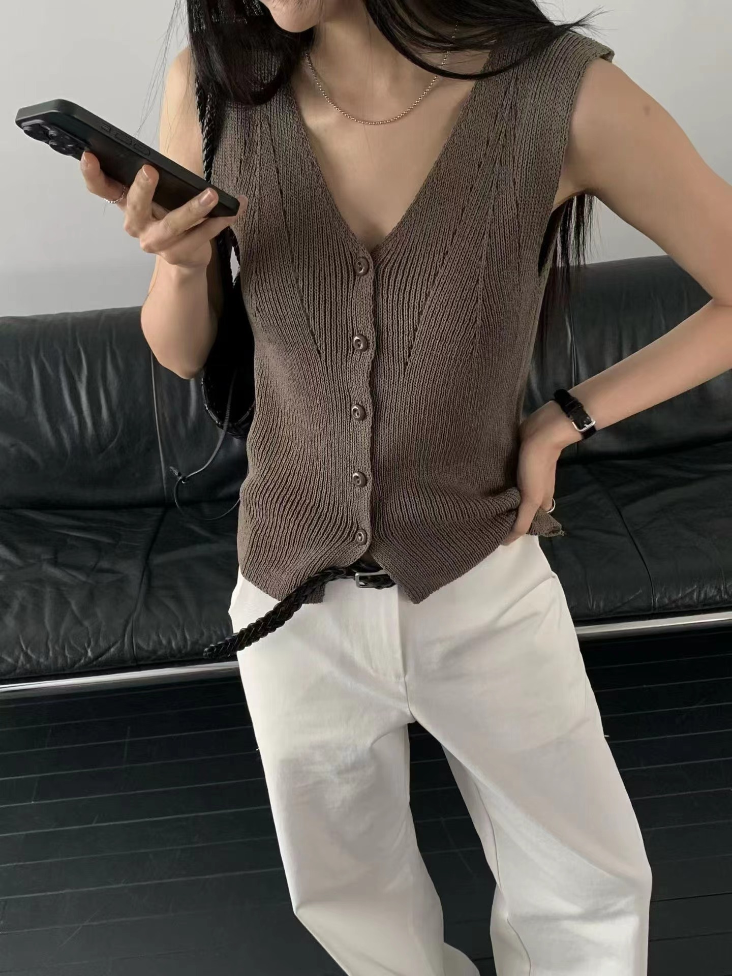 HANDER韓國代購女裝新品人氣熱賣推薦26春夏馬甲不含內搭HANDER馬甲