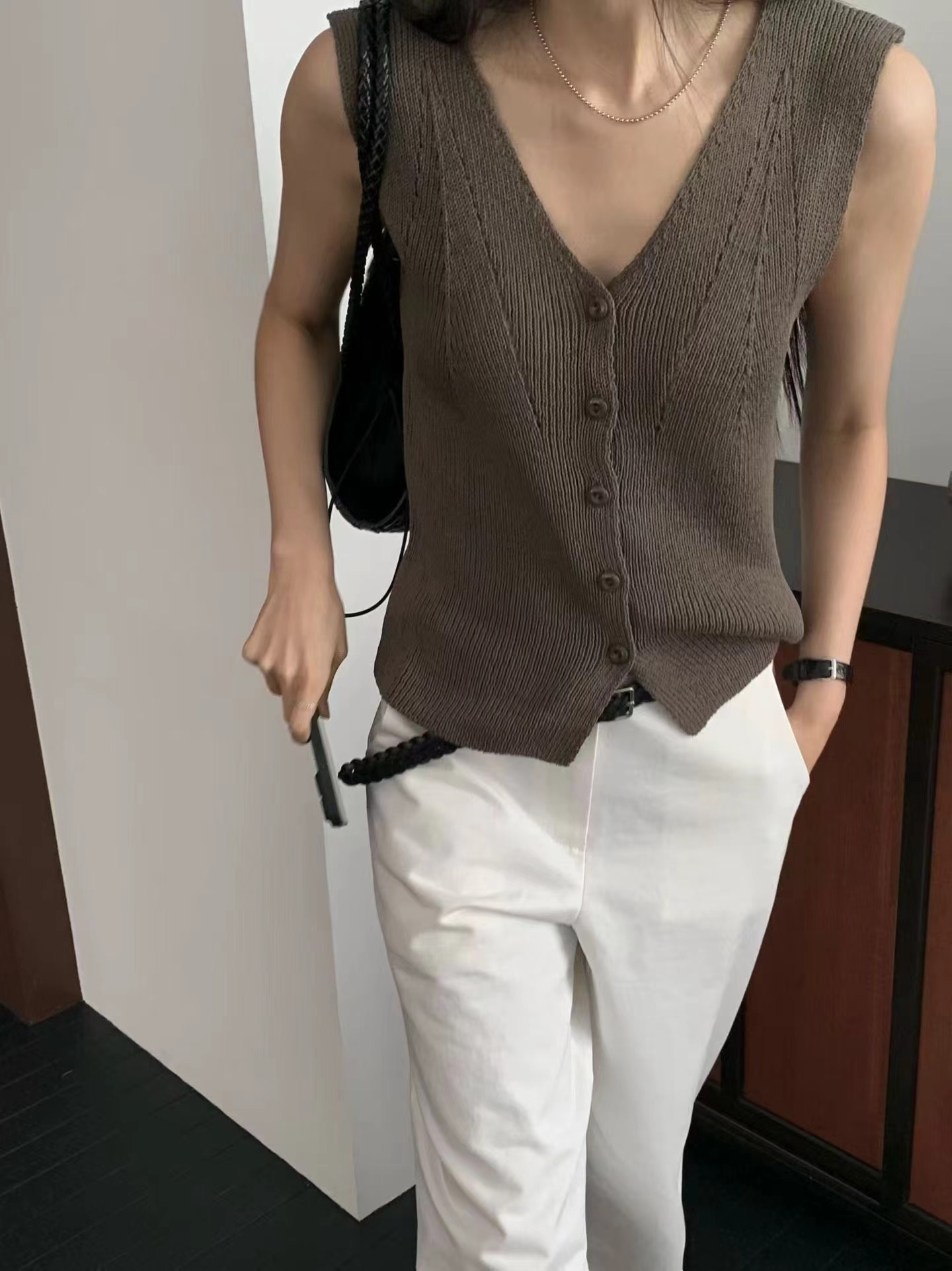 HANDER韓國代購女裝新品人氣熱賣推薦26春夏馬甲不含內搭HANDER馬甲圖色2