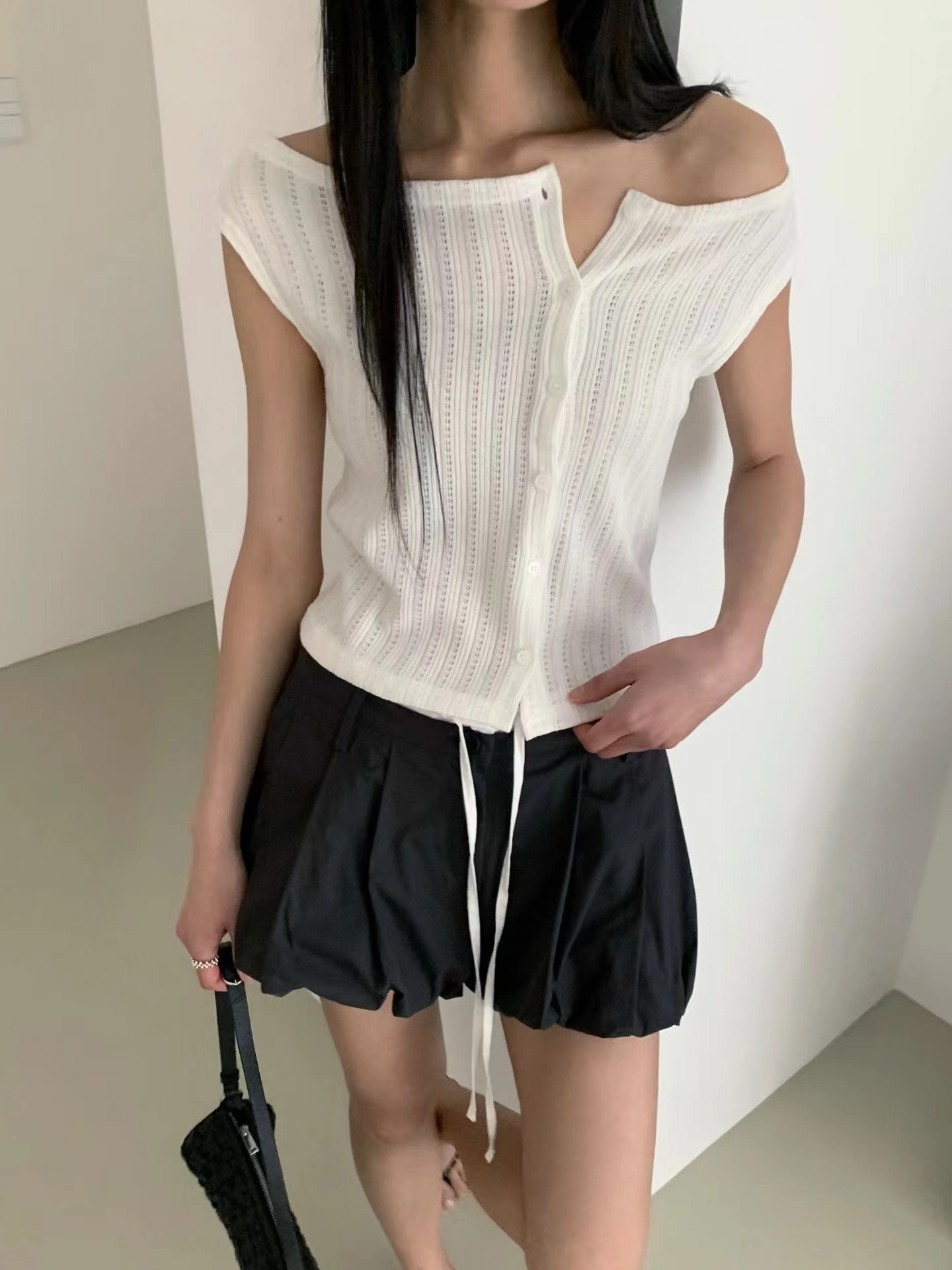 JUNO韓國直郵女裝新款時尚休閑熱賣真品推薦職業人氣短褲JUNO短褲圖色2