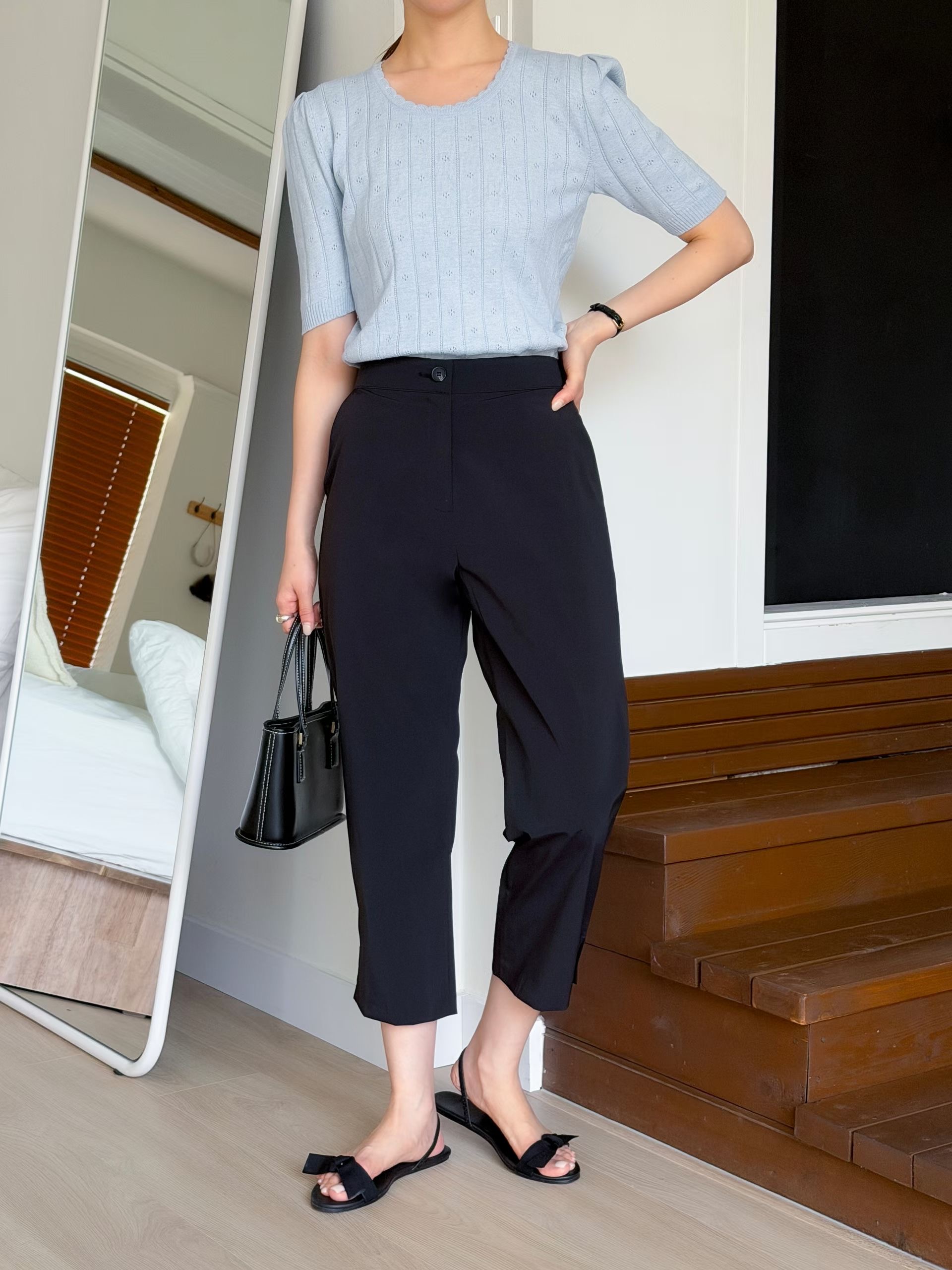 OTTO韓國直郵女裝新品職業26春夏人氣推薦時尚休閑休閑褲OTTO休閑褲圖色3