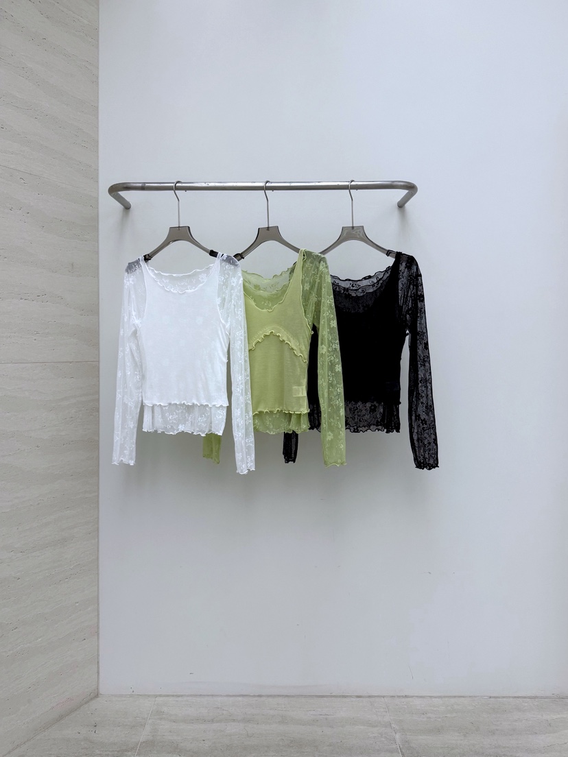 AB東大門代購女士新品休閑熱賣職業襯衫蕾絲衫假兩件套裝AB襯衫/蕾絲衫