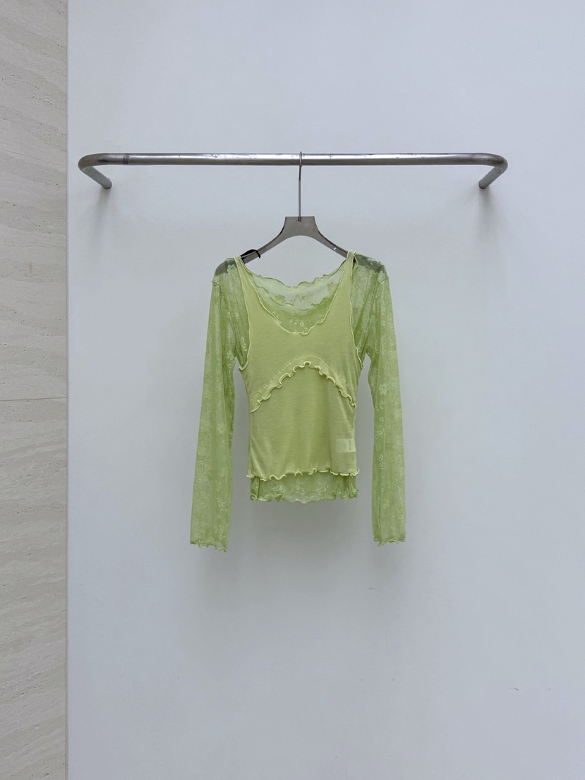 AB東大門代購女士新品休閑熱賣職業襯衫蕾絲衫假兩件套裝AB襯衫/蕾絲衫圖色2