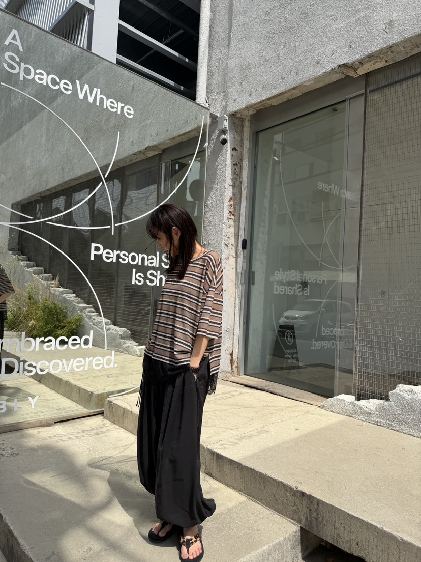 FRANC—L韓國直郵女士新品推薦職業時尚T恤亞麻布復古蕾絲FRANCT恤