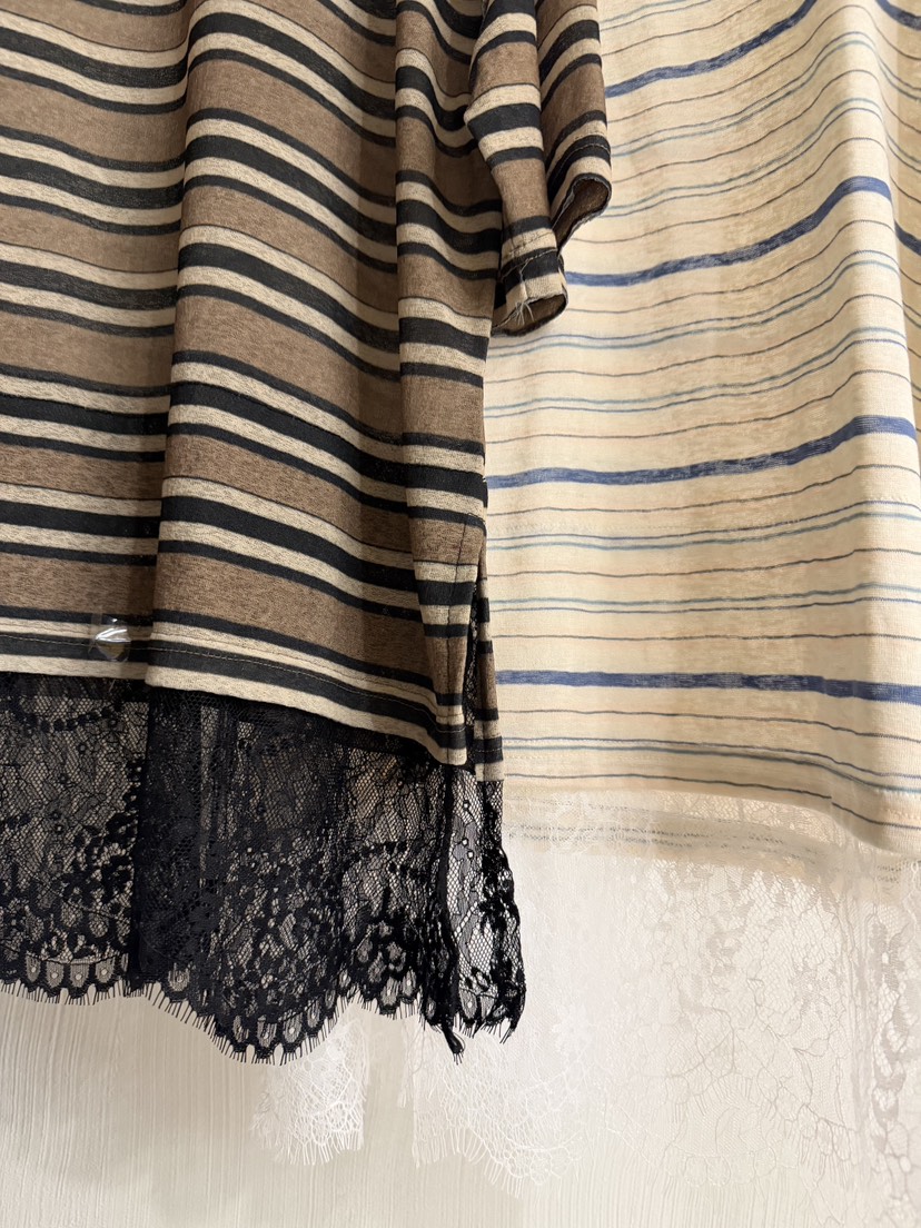 FRANC—L韓國直郵女士新品推薦職業時尚T恤亞麻布復古蕾絲FRANCT恤