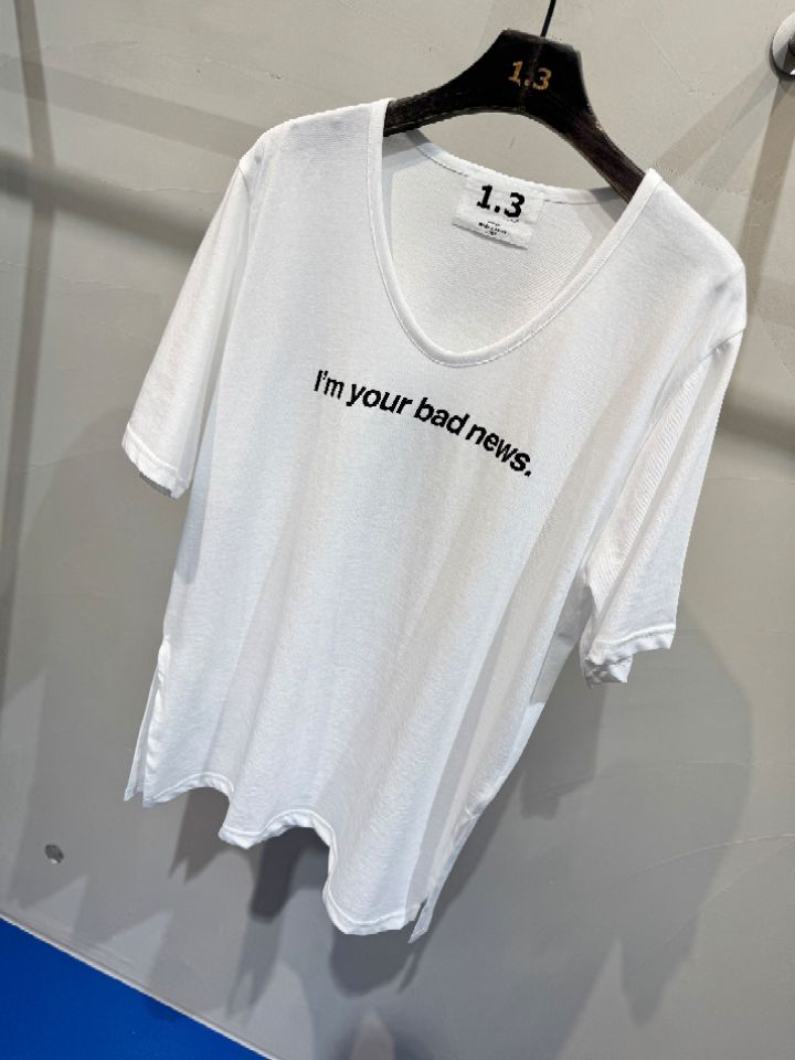 1.3韓國直郵女士新品時尚休閑真品人氣26春夏熱賣職業T恤1.3T恤