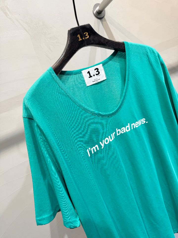 1.3韓國直郵女士新品時尚休閑真品人氣26春夏熱賣職業T恤1.3T恤