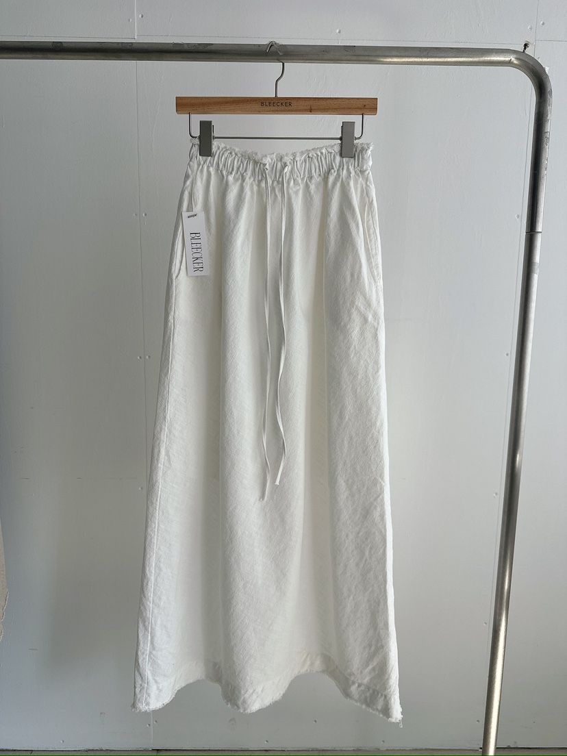 BLEECKER東大門代購女士新款真品休閑職業推薦長裙亞麻布BLEECKER長裙圖色1