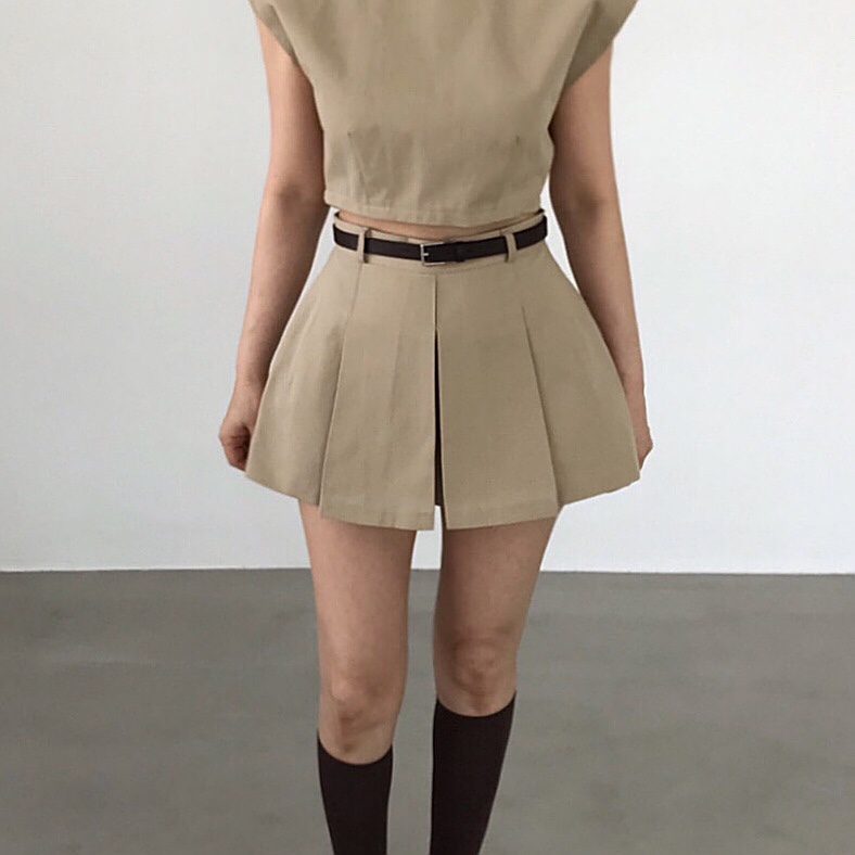 2TWO MOON東大門直郵女士新款真品人氣熱賣裙褲不含腰帶2TWO MOON裙褲圖色1