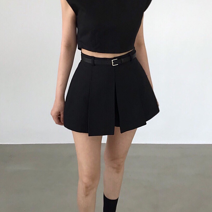 2TWO MOON東大門直郵女士新款真品人氣熱賣裙褲不含腰帶2TWO MOON裙褲圖色2