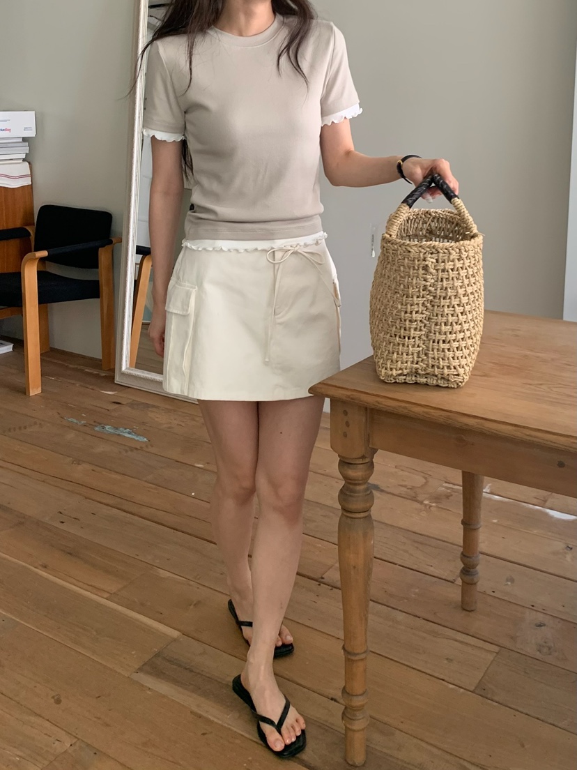 BLEECKER東大門代購女裝新品人氣職業時尚推薦真品T恤羅紋BLEECKERT恤