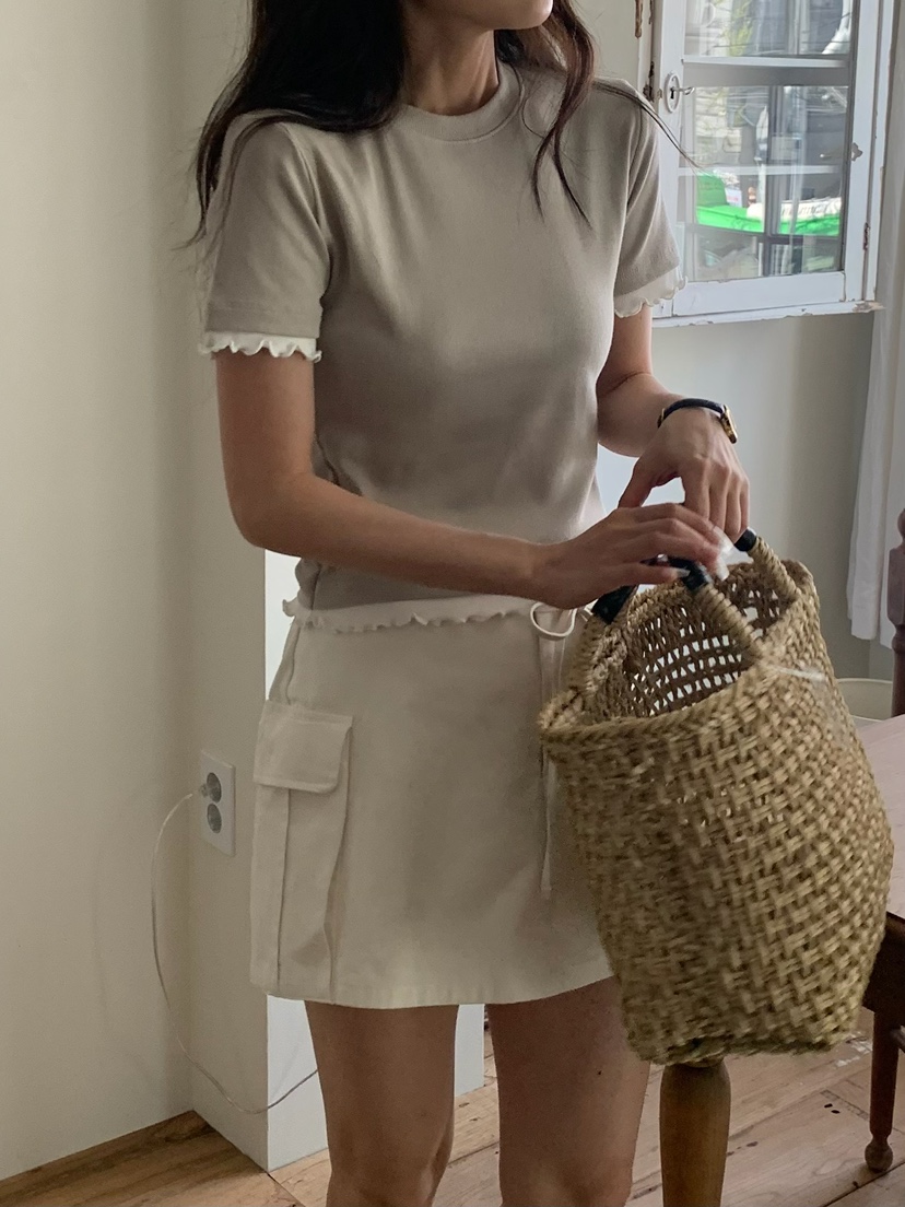 BLEECKER東大門代購女裝新品人氣職業時尚推薦真品T恤羅紋BLEECKERT恤