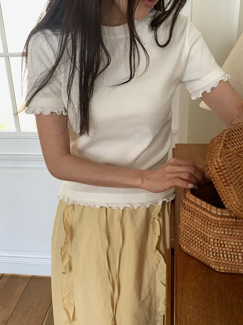 BLEECKER東大門代購女裝新品人氣職業時尚推薦真品T恤羅紋BLEECKERT恤