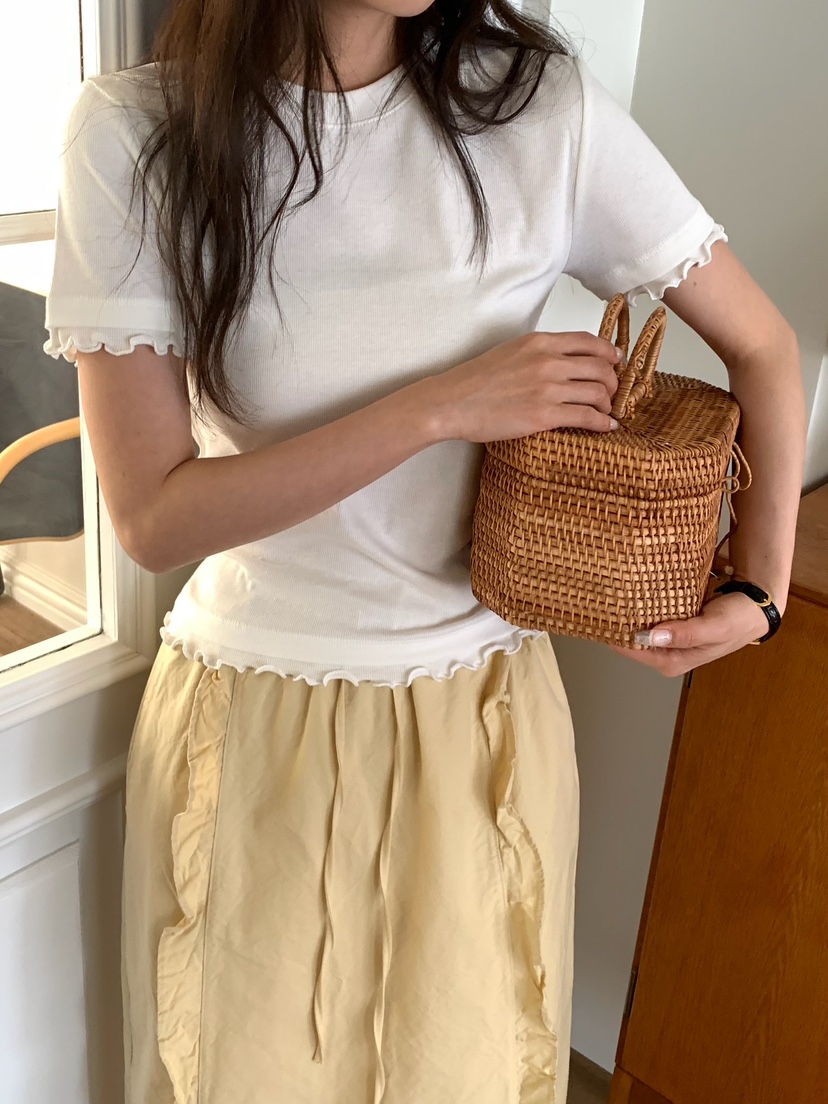 BLEECKER東大門代購女裝新品人氣職業時尚推薦真品T恤羅紋BLEECKERT恤