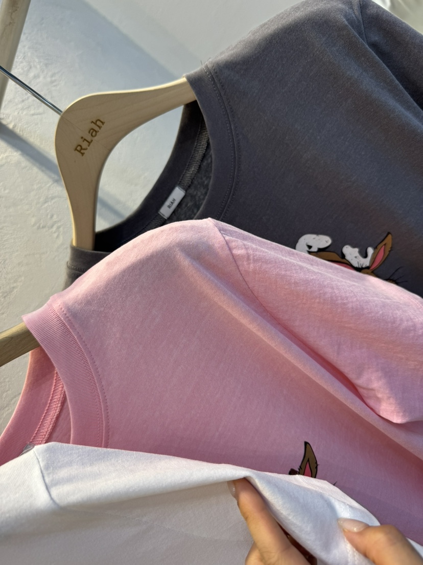 RIAH韓國直郵實拍女士新品時尚熱賣26春夏休閑職業人氣T恤RIAHT恤