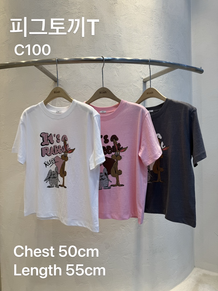 RIAH韓國直郵實拍女士新品時尚熱賣26春夏休閑職業人氣T恤RIAHT恤