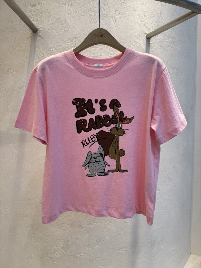 RIAH韓國直郵實拍女士新品時尚熱賣26春夏休閑職業人氣T恤RIAHT恤圖色3