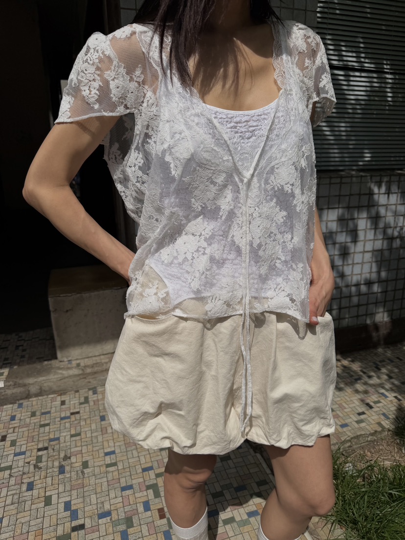 FRANC—L韓國直郵女士新款推薦熱賣職業真品時尚襯衫蕾絲衫FRANC襯衫/蕾絲衫圖色1