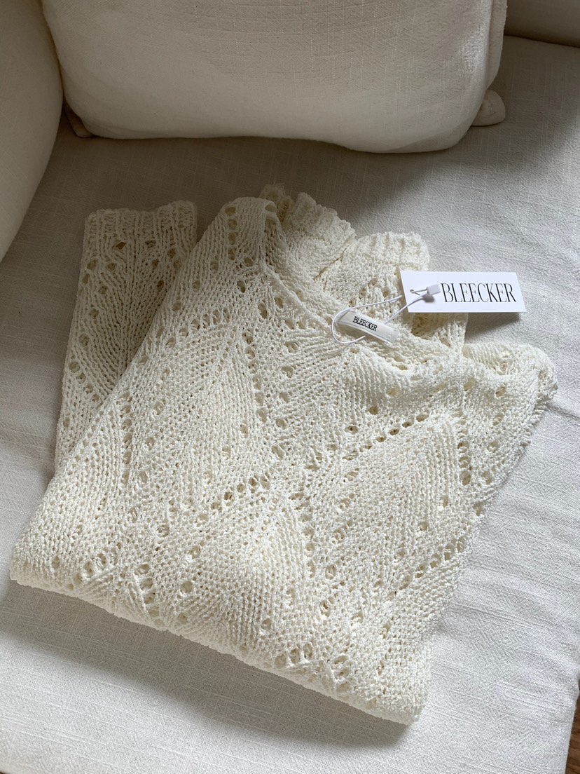 BLEECKER東大門直郵女士新品26春夏職業熱賣推薦休閑針織衫BLEECKER針織衫