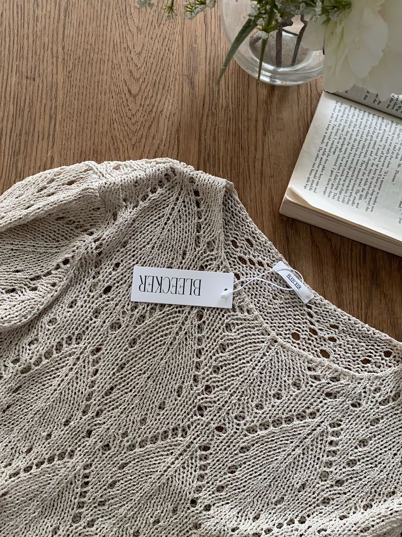 BLEECKER東大門直郵女士新品26春夏職業熱賣推薦休閑針織衫BLEECKER針織衫