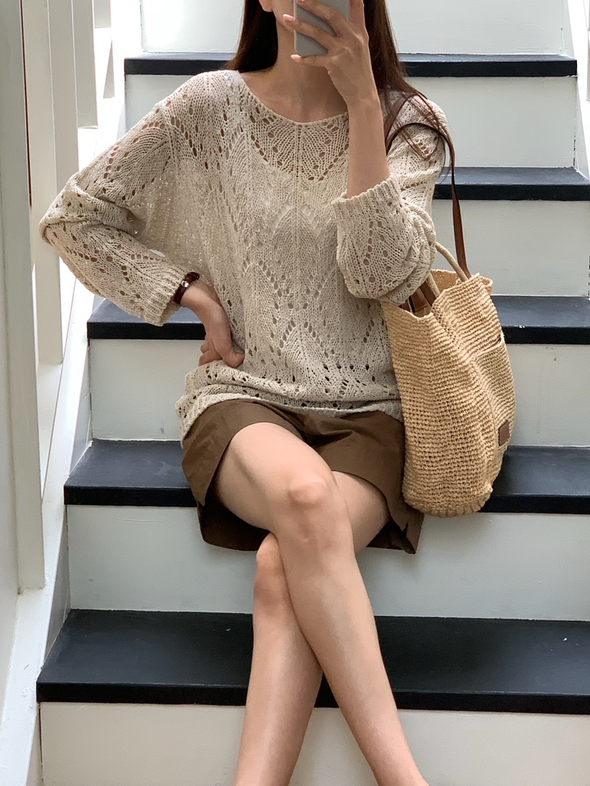 BLEECKER東大門直郵女士新品26春夏職業熱賣推薦休閑針織衫BLEECKER針織衫