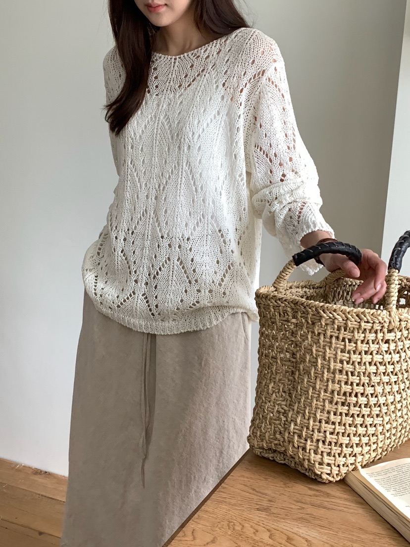 BLEECKER東大門直郵女士新品26春夏職業熱賣推薦休閑針織衫BLEECKER針織衫