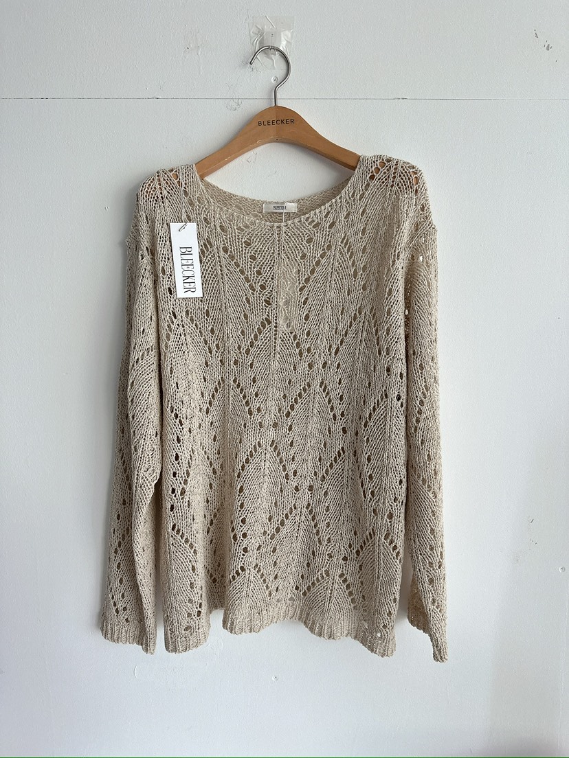 BLEECKER東大門直郵女士新品26春夏職業熱賣推薦休閑針織衫BLEECKER針織衫圖色1