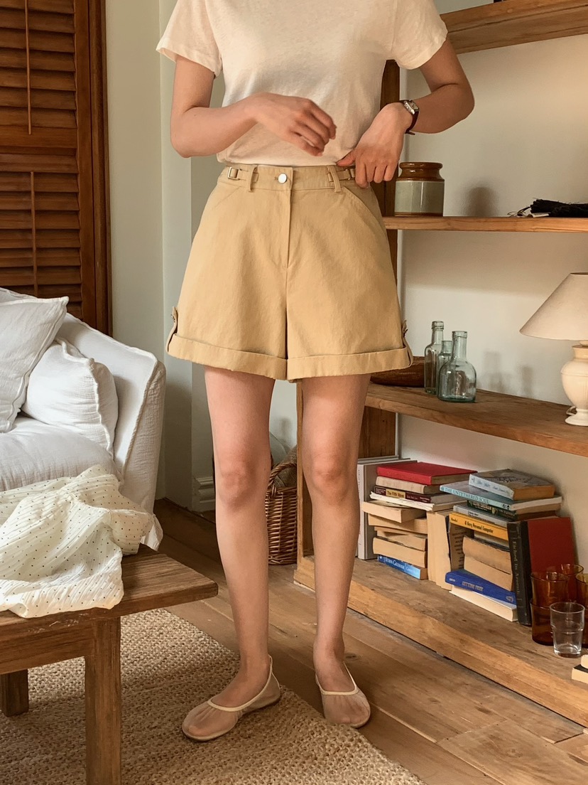 BLEECKER韓國直郵女士新款時尚休閑真品26春夏人氣熱賣短褲BLEECKER短褲