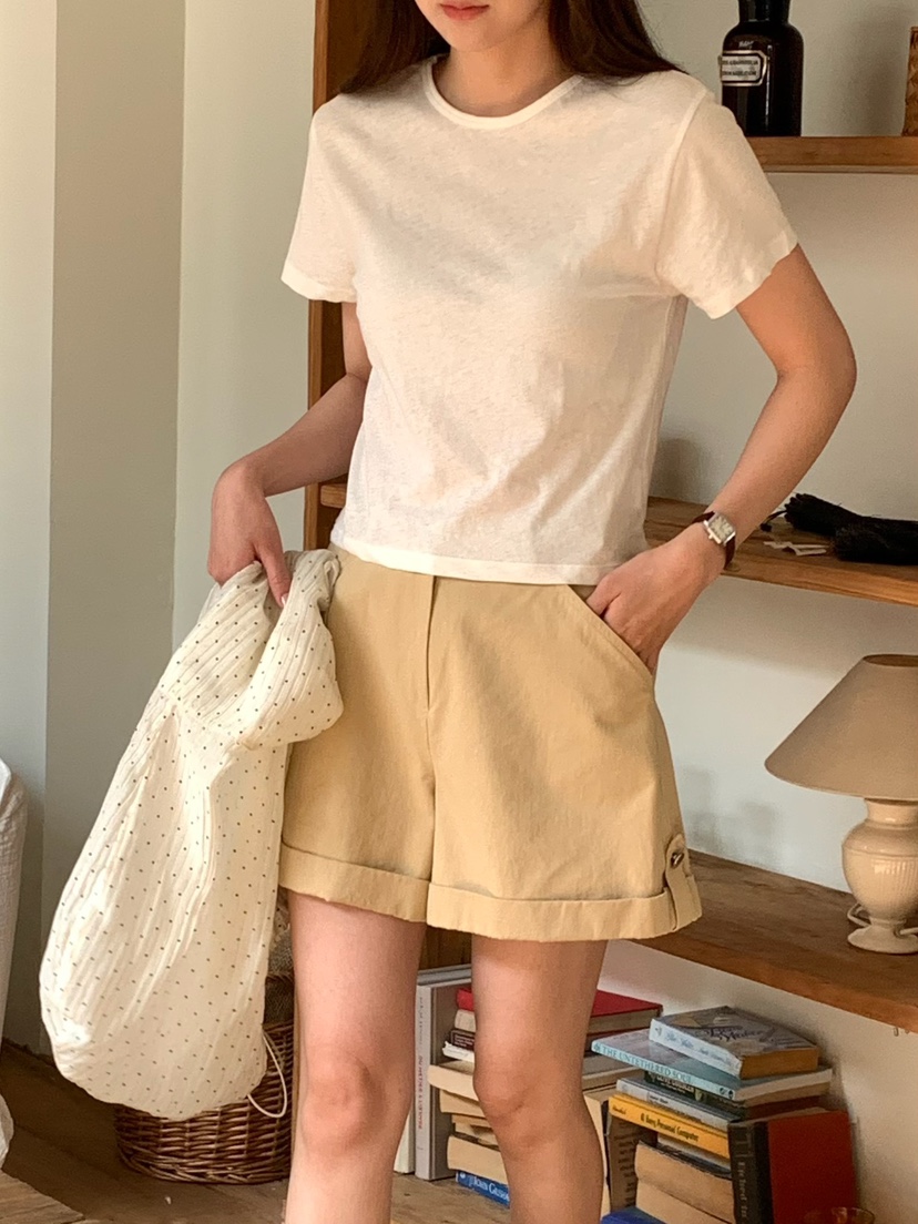 BLEECKER韓國直郵女士新款時尚休閑真品26春夏人氣熱賣短褲BLEECKER短褲