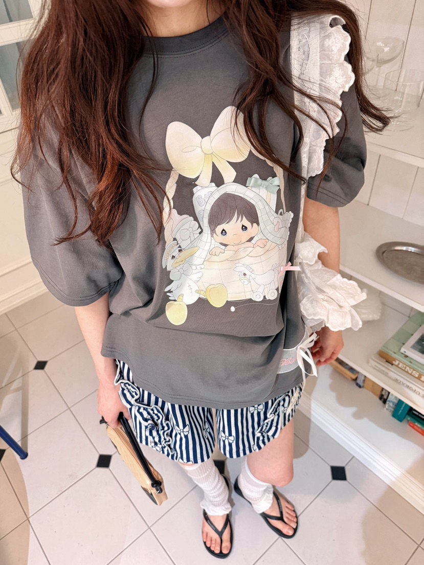 BOUTIQUE-L東大門代購女裝新品推薦真品職業26春夏人氣T恤BOUTIQUE-LT恤