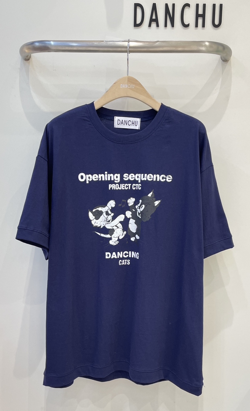 DANCHU韓國直郵女士新品時尚26春夏職業熱賣推薦真品人氣T恤DANCHUT恤圖色3