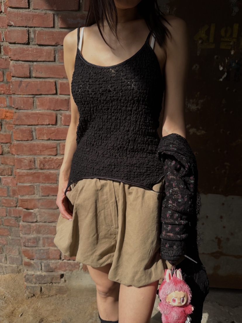 FRANC—L韓國東大門直郵女裝新款26春夏時尚熱賣吊帶背心FRANC吊帶/背心圖色2