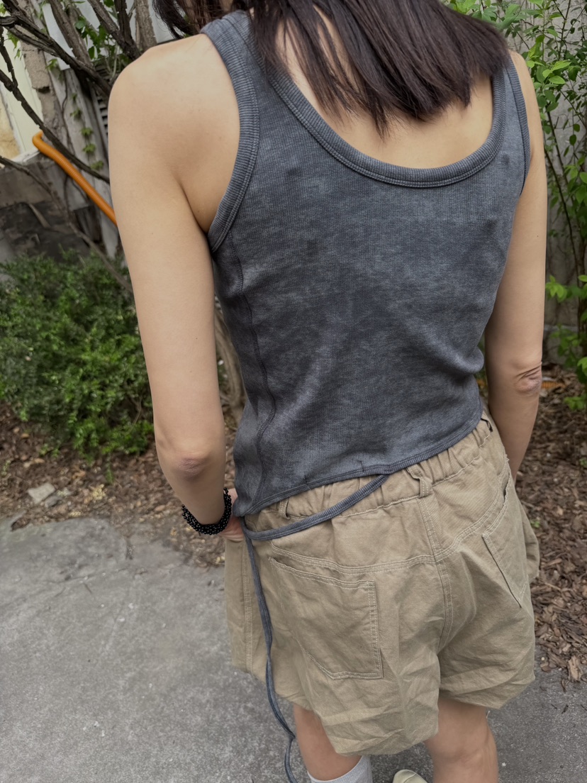 FRANC—L東大門代購女裝新款推薦休閑時尚熱賣26春夏吊帶背心FRANC吊帶/背心