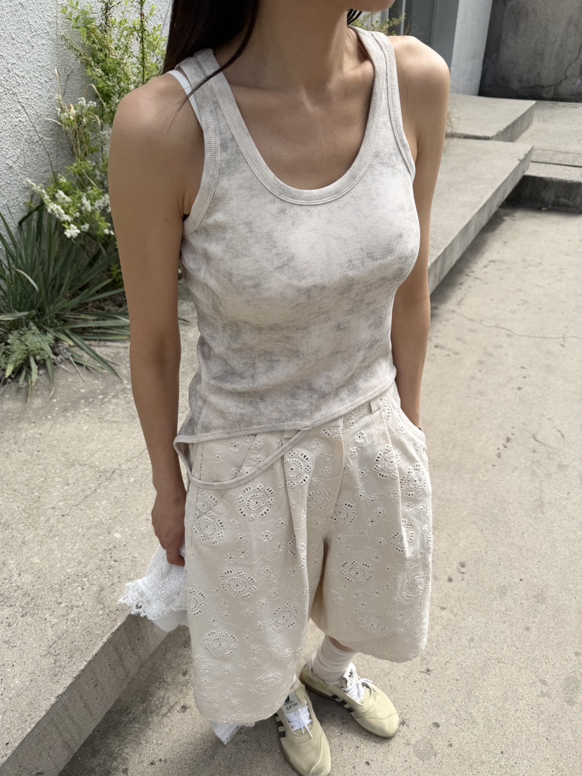 FRANC—L東大門代購女裝新款推薦休閑時尚熱賣26春夏吊帶背心FRANC吊帶/背心圖色2