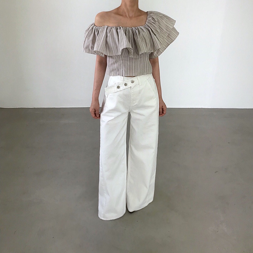 2TWO MOON韓國代購女士新品熱賣26春夏推薦人氣襯衫蕾絲衫2TWO MOON襯衫/蕾絲衫