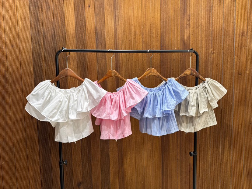 2TWO MOON韓國代購女士新品熱賣26春夏推薦人氣襯衫蕾絲衫2TWO MOON襯衫/蕾絲衫