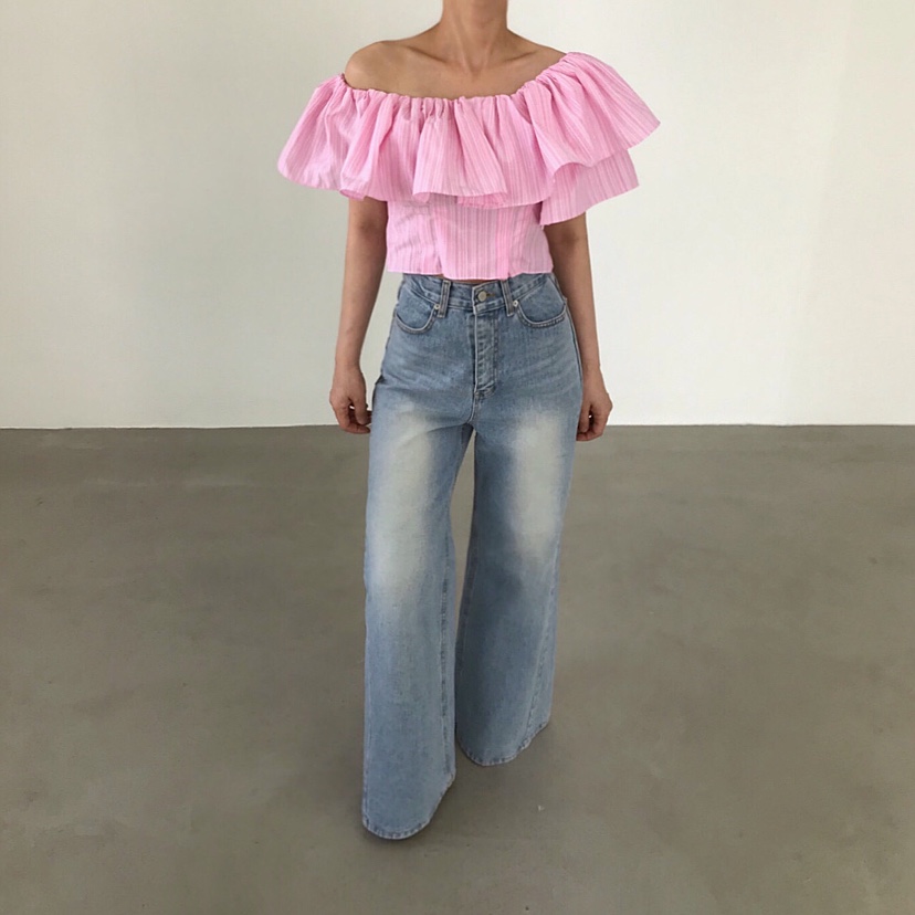 2TWO MOON韓國代購女士新品熱賣26春夏推薦人氣襯衫蕾絲衫2TWO MOON襯衫/蕾絲衫圖色1