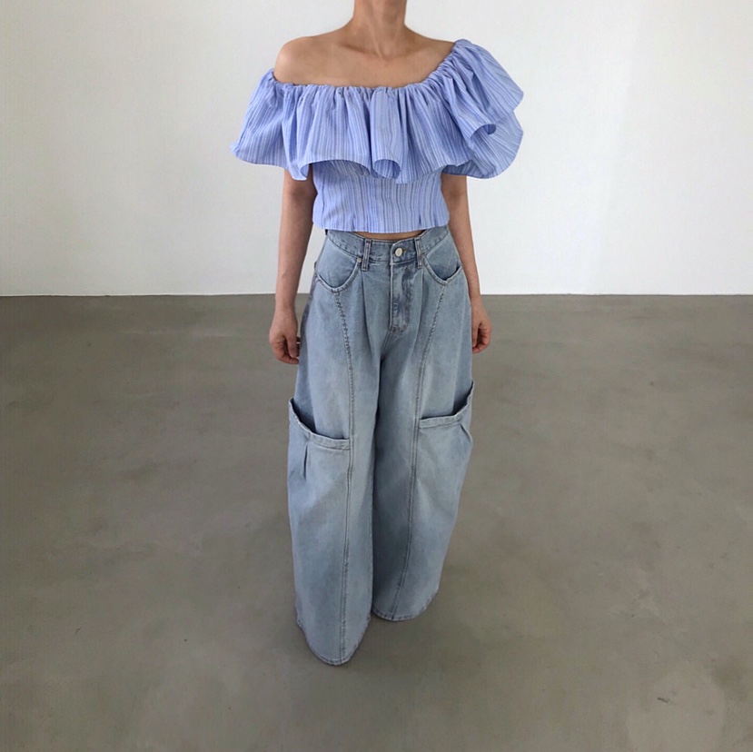 2TWO MOON韓國代購女士新品熱賣26春夏推薦人氣襯衫蕾絲衫2TWO MOON襯衫/蕾絲衫圖色3