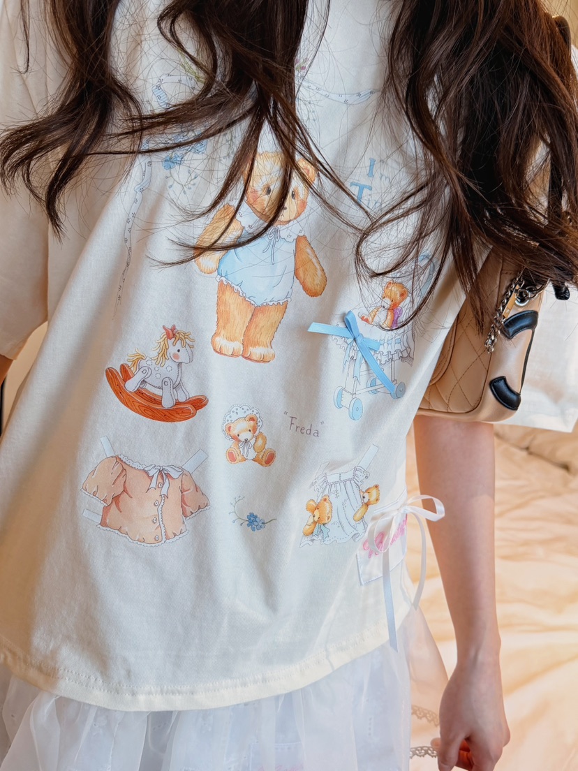 BOUTIQUE-L韓國直郵女裝新款熱賣26春夏休閑真品職業T恤BOUTIQUE-LT恤