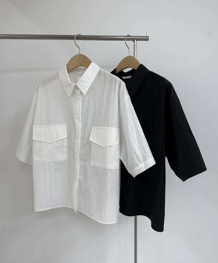 YIKHO STYLE東大門代購女裝新款職業時尚襯衫蕾絲衫羅紋YIKHO STYLE襯衫/蕾絲衫