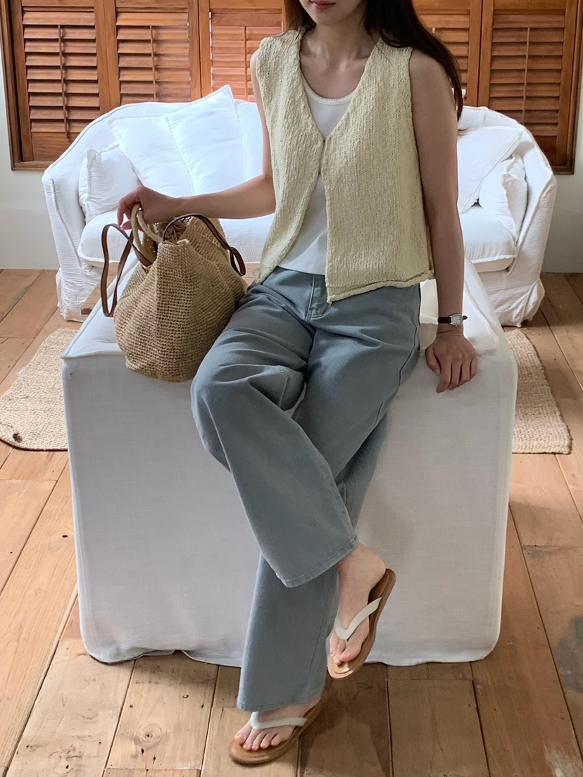 BLEECKER韓國直郵女裝新品推薦職業26春夏休閑熱賣人氣馬甲BLEECKER馬甲