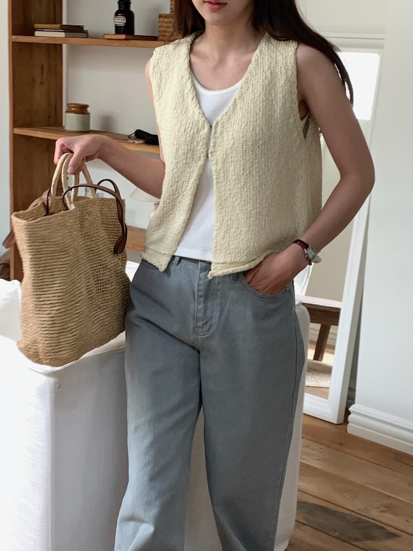 BLEECKER韓國直郵女裝新品推薦職業26春夏休閑熱賣人氣馬甲BLEECKER馬甲