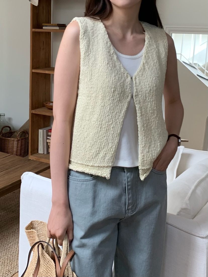 BLEECKER韓國直郵女裝新品推薦職業26春夏休閑熱賣人氣馬甲BLEECKER馬甲