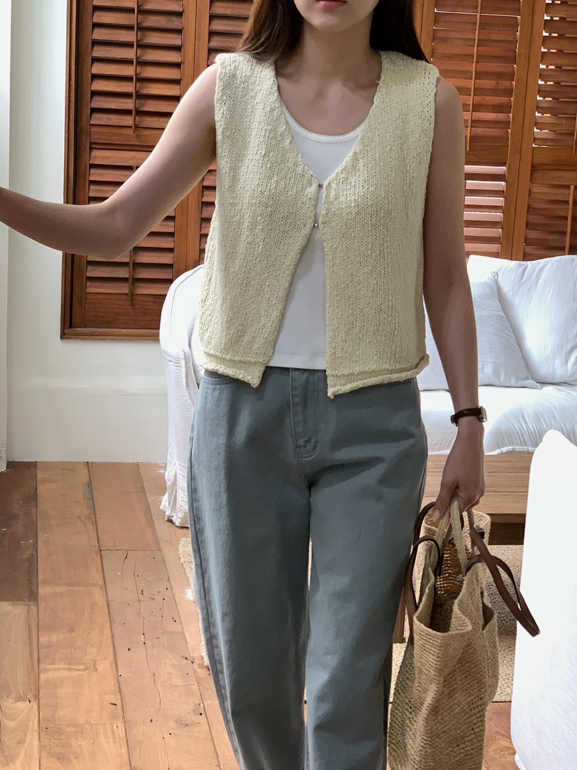 BLEECKER韓國直郵女裝新品推薦職業26春夏休閑熱賣人氣馬甲BLEECKER馬甲