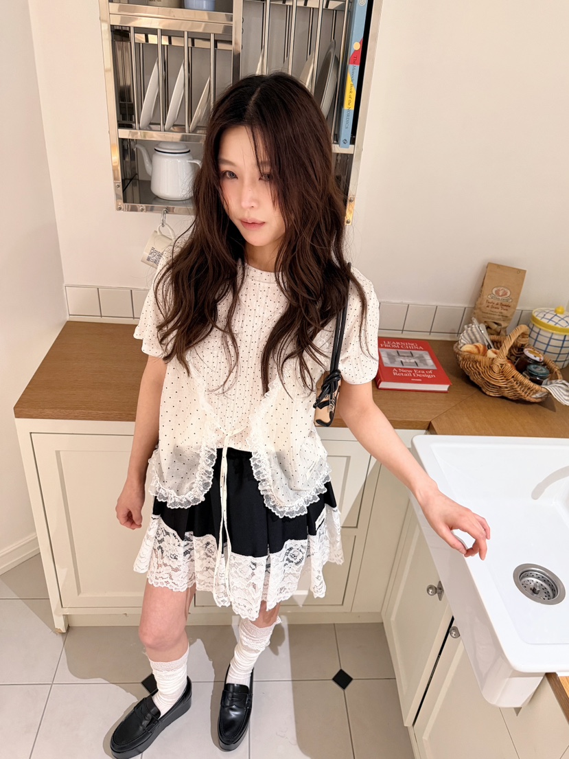 BOUTIQUE-L東大門代購女裝新品人氣時尚職業熱賣T恤假兩件BOUTIQUE-LT恤