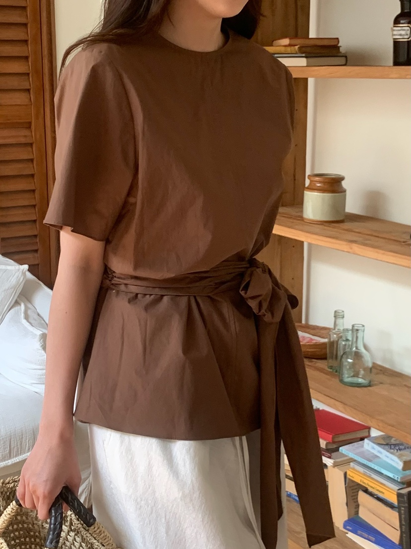 BLEECKER韓國代購女裝新款休閑職業人氣時尚熱賣襯衫蕾絲衫BLEECKER襯衫/蕾絲衫